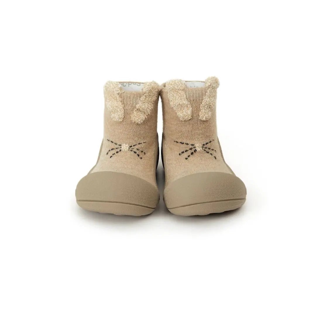 Attipas Rabbit amb disseny de conill, sola flexible i puntera ampla per a primers passos.