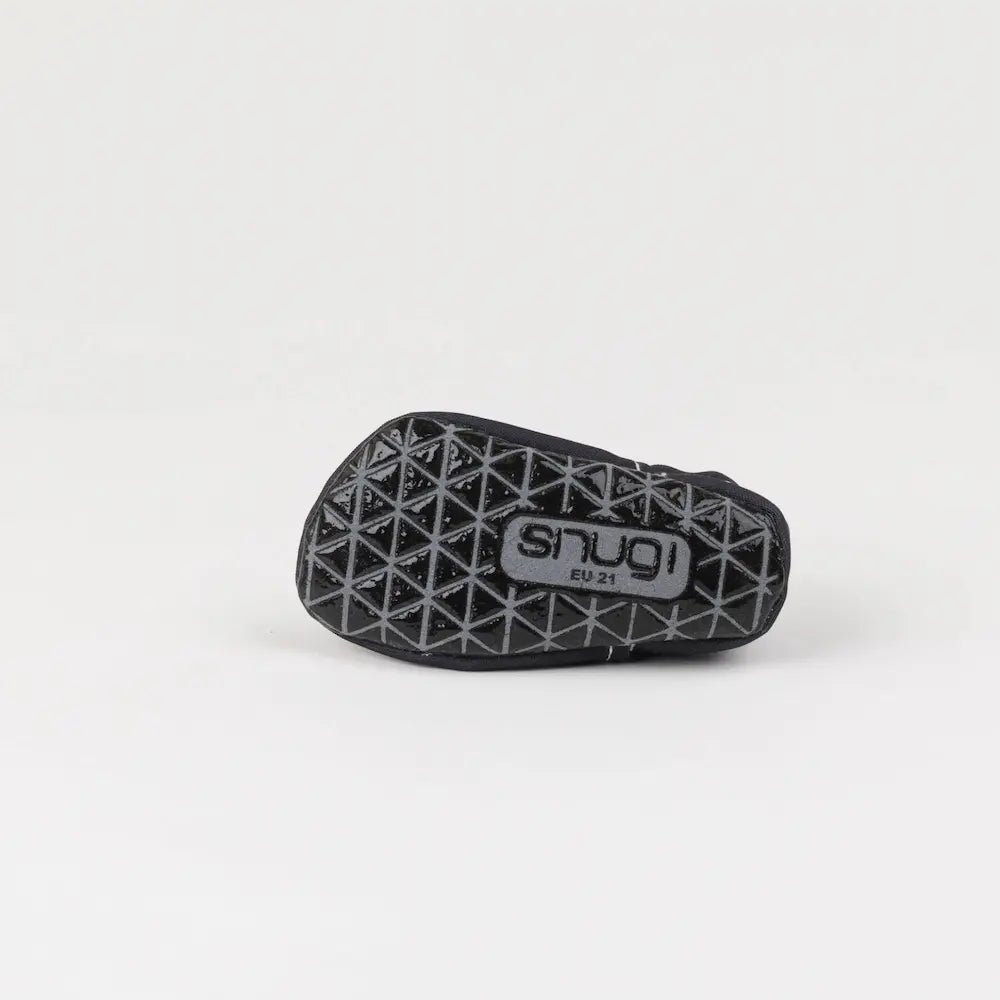 Snugi Slippers Infant, sabatilles barefoot infantils amb puntera ampla, sola flexible antilliscant i materials OEKO-TEX®.