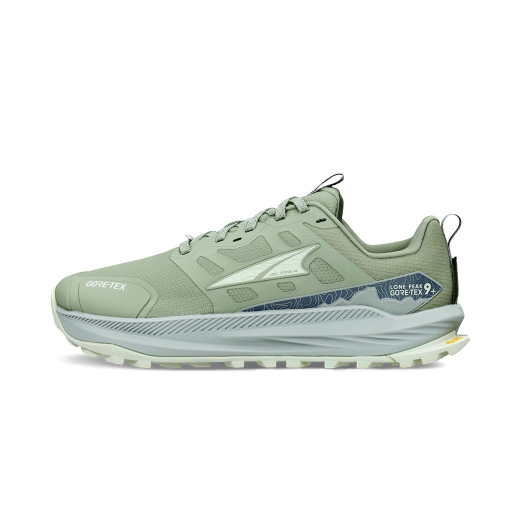 W Lone Peak 9+ Gore - tex Dusty Olive - Sapiens Barefoot