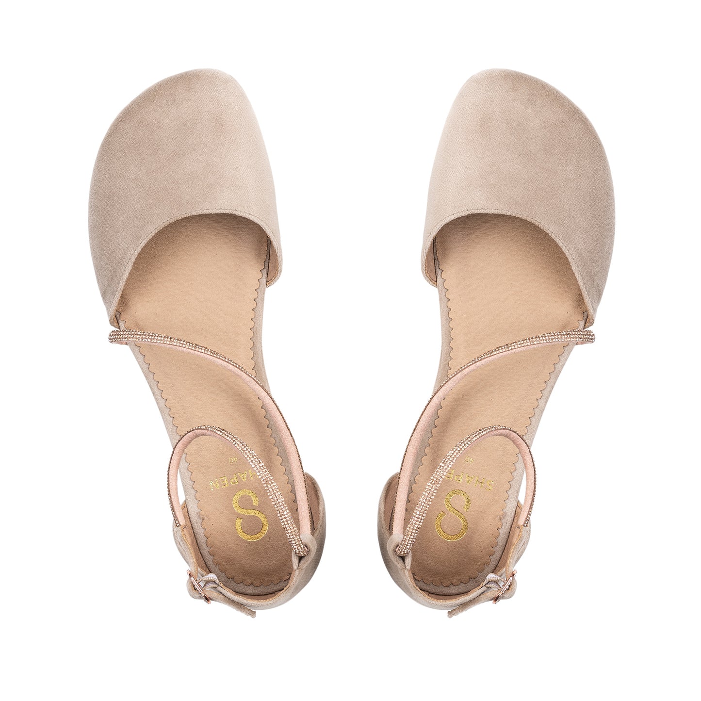 Shapen Orchid Glamour Beige Leather