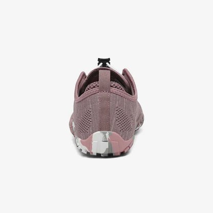 Saguaro Smart II Malva, sabatilla barefoot lleugera amb sola flexible, puntera ampla i teixit knit transpirable.