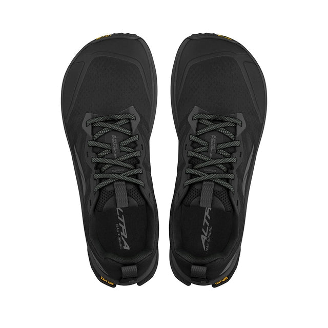 Altra W Lone Peak 9+ Black, sabatilla de trail running per a dona amb Zero Drop, horma ampla i sola MaxTrac.