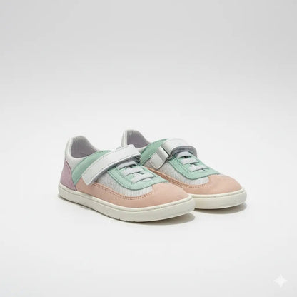 Blanditos Berlin Combi multicolor, sabata barefoot infantil amb velcro, puntera ampla i sola flexible zero drop.