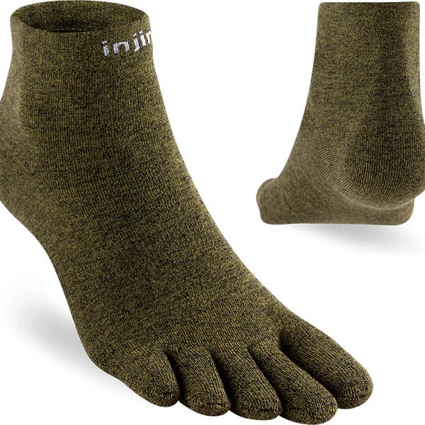 Injinji Liner Mini-Crew, mitjons amb dits separats lleugers i transpirables per running i senderisme.