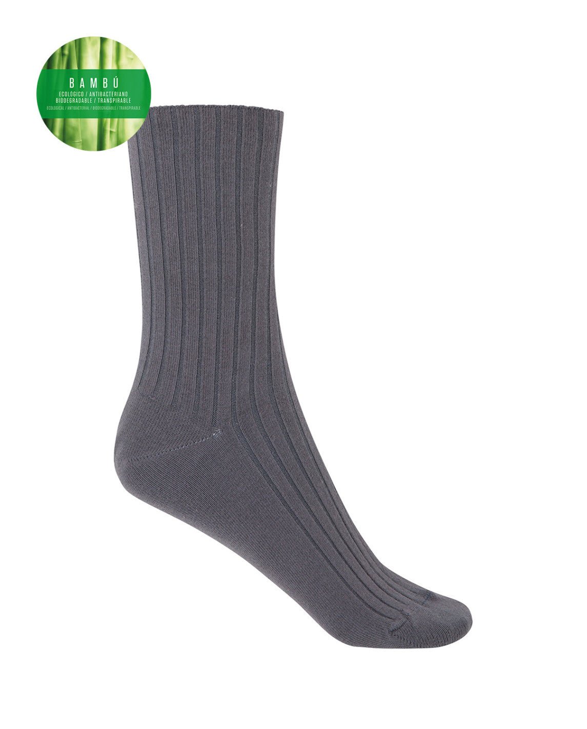 Punto Blanco Calcetins de bambú amb canalé (36 - 40) - Sapiens Barefoot