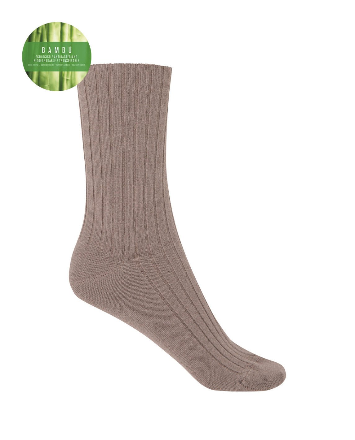 Punto Blanco Calcetins de bambú amb canalé (36 - 40) - Sapiens Barefoot