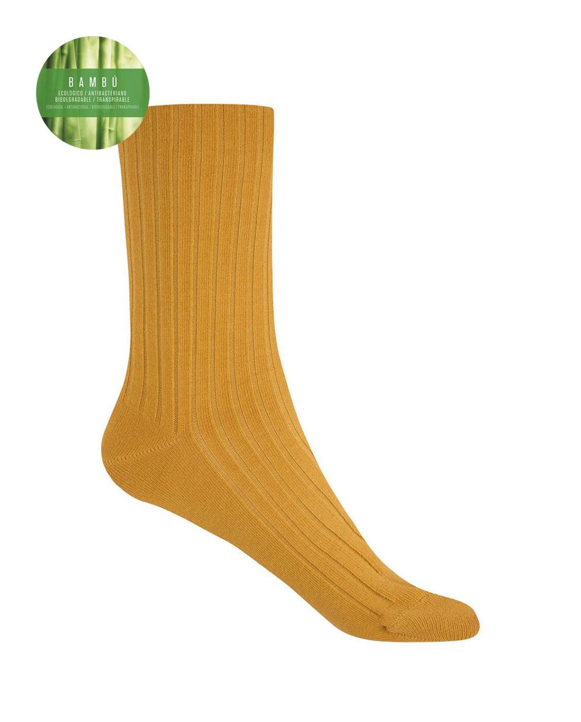 Punto Blanco Calcetins de bambú amb canalé (36 - 40) - Sapiens Barefoot