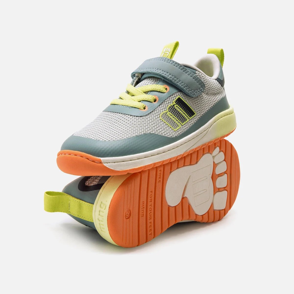 Run Kids Gris - Sapiens Barefoot