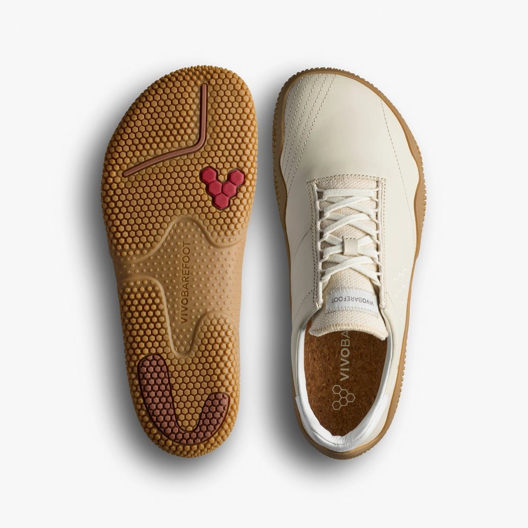 Vivobarefoot Motus Studio Sneaker Leather M Sand - Sapiens Barefoot