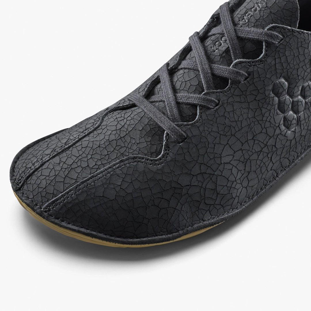 Vivobarefoot Sensus II Grounding M Obsidian Cracked Leather - Sapiens Barefoot