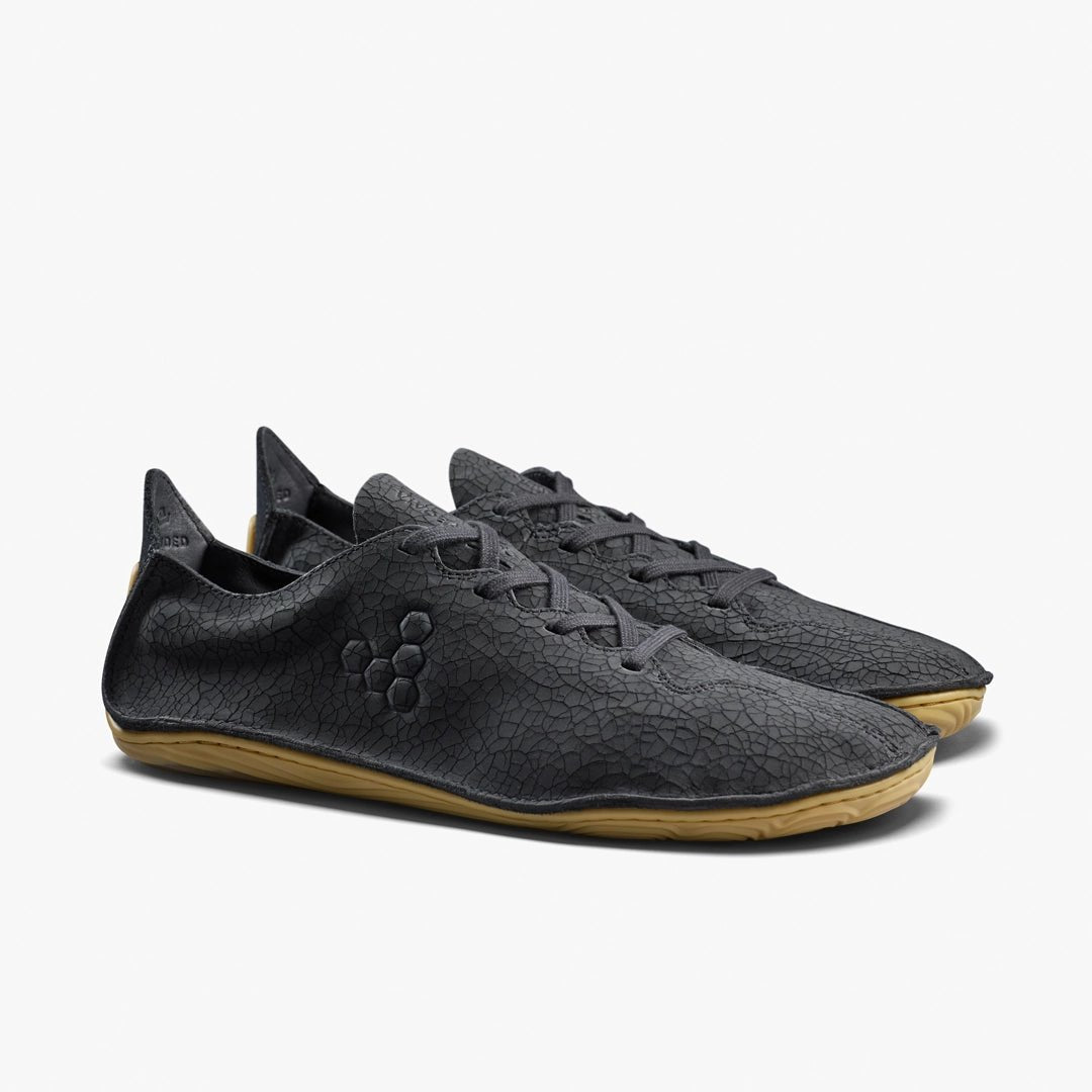 Vivobarefoot Sensus II Grounding M Obsidian Cracked Leather - Sapiens Barefoot