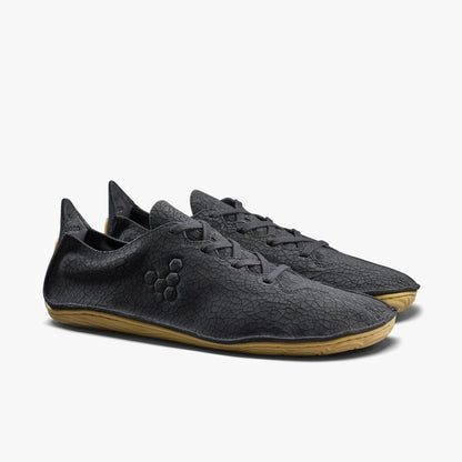 Vivobarefoot Sensus II Grounding M Obsidian Cracked Leather - Sapiens Barefoot