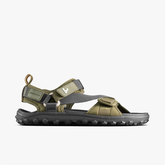 Vivobarefoot Tracker Ora Sandal Womens Dark Olive - Sapiens Barefoot