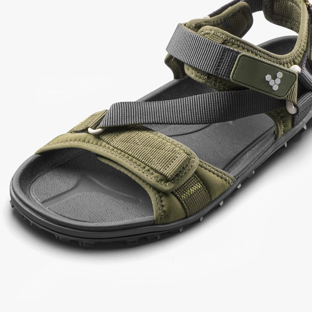 Vivobarefoot Tracker Ora Sandal Womens Dark Olive - Sapiens Barefoot